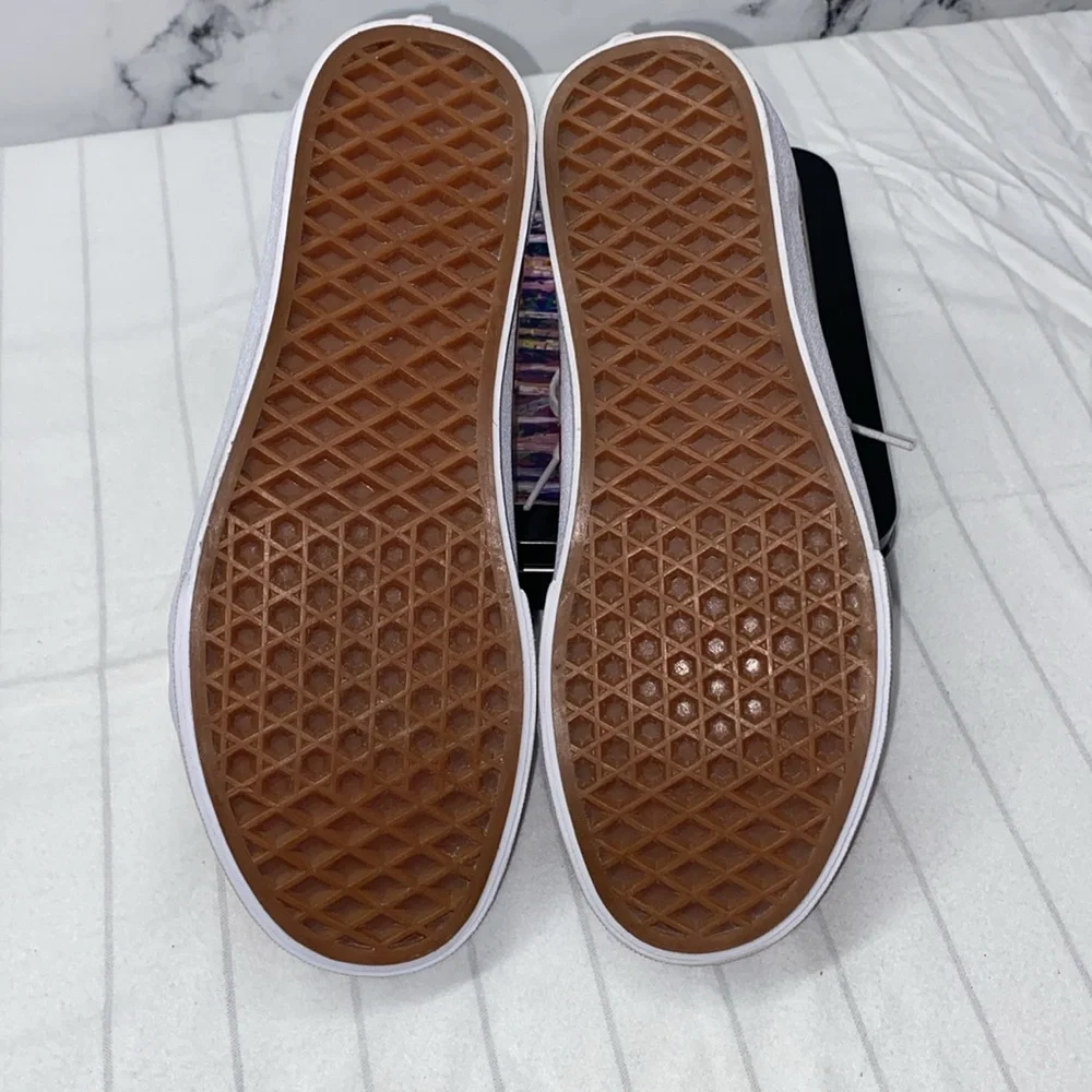 Vans Old Skool Checkerboard‎ Racing Red Checkered Sneakers, Size 5.0 - Picture 4 of 9